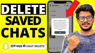 How To Delete Saved Chats On Snapchat  Delete Saved Messages On Snapchat By Other Person