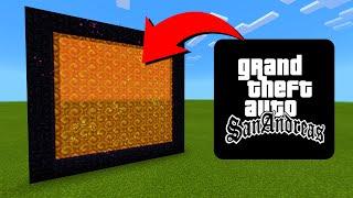 How To Make A Portal To The GTA San Andreas Dimension in Minecraft