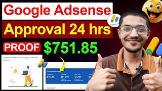 How To Get Google Adsense Approval in 24 Hrs  10 Days New Website Adsense Approval - Step by Step