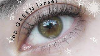 Top Green Contact Lenses  2022