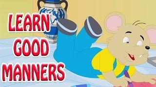 Good Manners with Rinku Rat - Animated Grandpa Story For Children in English