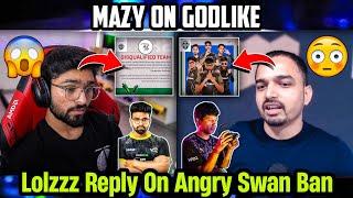 Lolzzz React on Krafton Ban Bmps Team  Mazy Reply GodLike Playing Bmps Lan  Bmps  Bgmi