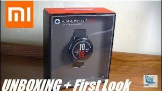 Unboxing Xiaomi Huami Amazfit Pace Sports Smartwatch