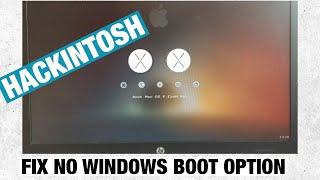 How to fixadd windows boot option in clover bootloader easy