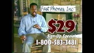 Fast Phones $29 Sign-Up Special Commercial  2001