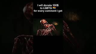 I will donate 100$ to LGBTQ for every comment I get