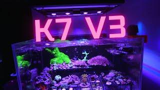 海缸高性价比珊瑚生长灯？今天我们来分享纽斯K7三代