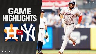 Astros vs. Yankees Game Highlights 5924  MLB Highlights