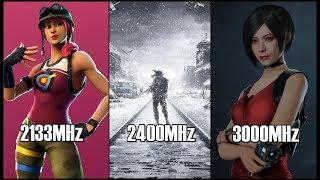 2133MHz vs 2400MHz vs 3000MHz Test in 8 Games  Ryzen  DDR4