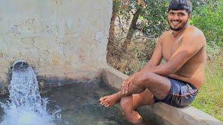 Village tubewell swimming full fun