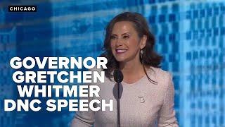 Gov. Gretchen Whitmer Being a woman from Michigan is a badge of honor we get stuff done