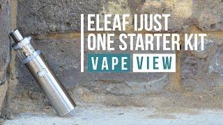 Eleaf iJust One Starter Kit Review - Vape View  VAPE SUPERSTORE