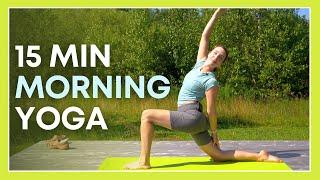 15 min Morning FULL BODY Yoga Flow - Yoga with Kassandra