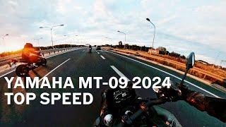 YAMAHA MT-09 2024 TOP SPEED