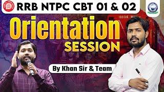 RAILWAY NTPC ORIENTATION KHAN SIR  RRB NTPC CBT 01 & 02 Batch by Khan Sir & Team  KGS Railway Exam