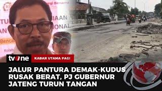 Aspal Mengelupas & Berserakan Ini Penampakan Jalur Pantura Demak Kudus  Kabar Utama Pagi tvOne