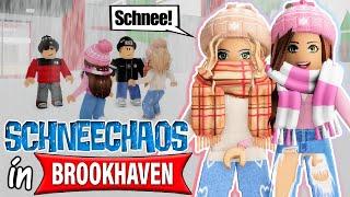 Oh nein  SCHNEECHAOS in BROOKHAVEN ️ Roblox Roleplay Story RP DEUTSCH