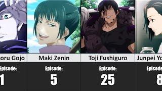 Jujutsu Kaisen Characters And Their First Appearance