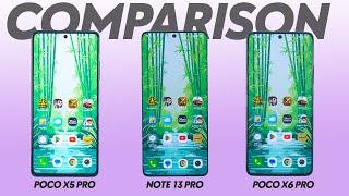 POCO X5 Pro vs Note 13 Pro vs POCO X6 Pro Speed Test in 2024This Might Surprise You... Hindi