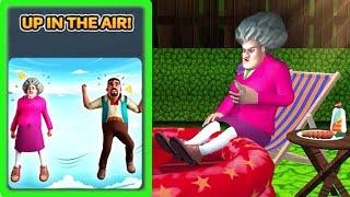 Scary Teacher 3D  miss T Up in the Air Walkthrough iOS Android