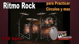 Ritmo Rock 130 bpm 103 - Ritmo para practicar - Jimmy Alvarez