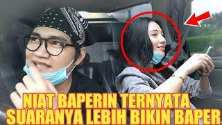 PRANK  TAXI ONLINE AWALNYA BAPER  CEWE CANTIK INI TERNYATA SUARANYA LEBIH BIKIN BAPER