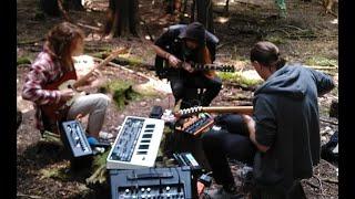 The River - 3 guitar ambient jam with drones and synths in the forest wSam Bell and Pete Ferguson