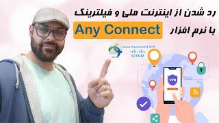 دسترسی به اینترنت بین الملل و دور زدن فیلترینگ و اینترنت ملی با نرم افزار انی کانکنت  Any Connect