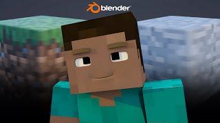 Create Minecraft in Blender in 1 Minute