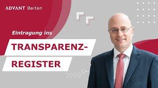 ADVANT Beiten erklärt - Eintragung ins Transparenzregister Tutorial