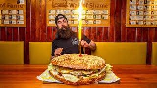 EAT FREE FOR A MONTH IF YOU CAN BEAT THIS GIANT BURGER CHALLENGE IN AUSTRIA  BeardMeatsFood