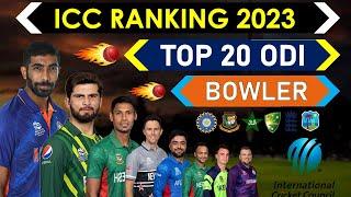 ICC Ranking 2023  Top 20 ODI Bowler 2023  Top 20 Dangerous ODI Bowler ICC Ranking 2023