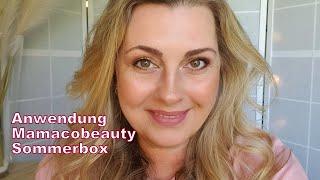 Mamacobeauty Sommerbox in der Anwendung von Daniela