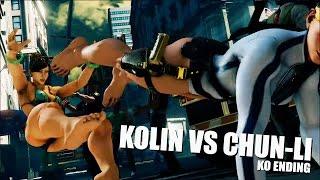 Kolin VS Chun Li KO Ending