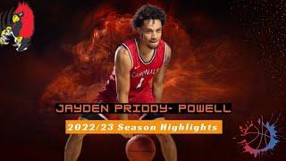 Jayden Priddy- Powell 202223 Season Highlights HD