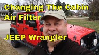 How To Change the Cabin Air Filter on a JEEP Wrangler