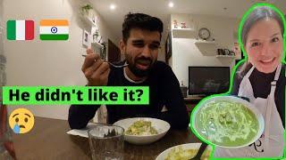 Surprising Bf by cooking Indian food  First time cooking Indian Food