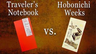 TRAVELERS COMPANY Vs. HOBONICHI WEEKS PLANNERS Page by page Comparison  Journal De Sylvie