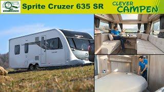 Sprite Cruzer 635 SR - Drei-Zimmer-Wohnung mit Vollausstattung - Clever Campen  Test  Review