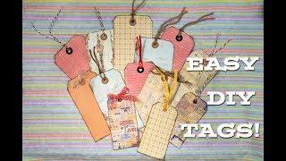 How to Make Your Own Tags  Quick & Easy DIY
