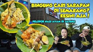 SARAPAN PAGI YANG SUDAH 75 TAHUN JUALAN DI SIMPANG LIMA SEMARANG. NASI AYAM YU SURIP