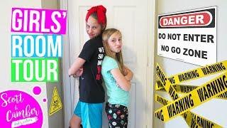 TWEEN GIRLS BEDROOM TOUR  Scott and Camber