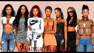 Sims 4 CAS  8 Category Lookbook CC Folder