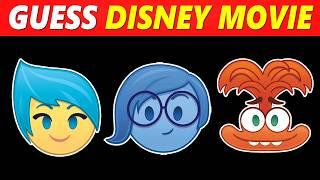 Guess DISNEY Movie by Emoji  Inside Out 2 Elemental Wish & More