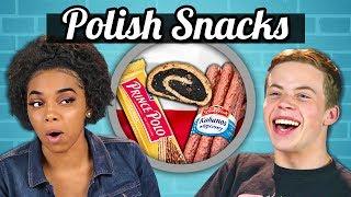 TEENS EAT POLISH SNACKS  Teens Vs. Food