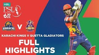 Full Highlights  Karachi Kings vs Quetta Gladiators  Match 1  HBL PSL 6  MG2T
