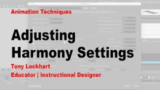 Adjusting Harmony Settings