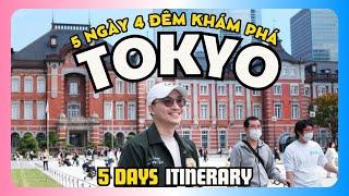 Du Lịch Nhật Bản l Tất tần tật 5 ngày ở Tokyo Đi đâu Ăn gì Ở đâu  5 DAYS ITINERARY IN TOKYO