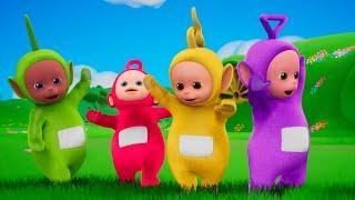 Teletubbies Custard Train Crash  Teletubbies Lets Go Compilation