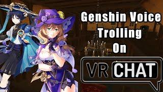 You can do her VOICE too?  VRCHAT Girl Voice Trolling